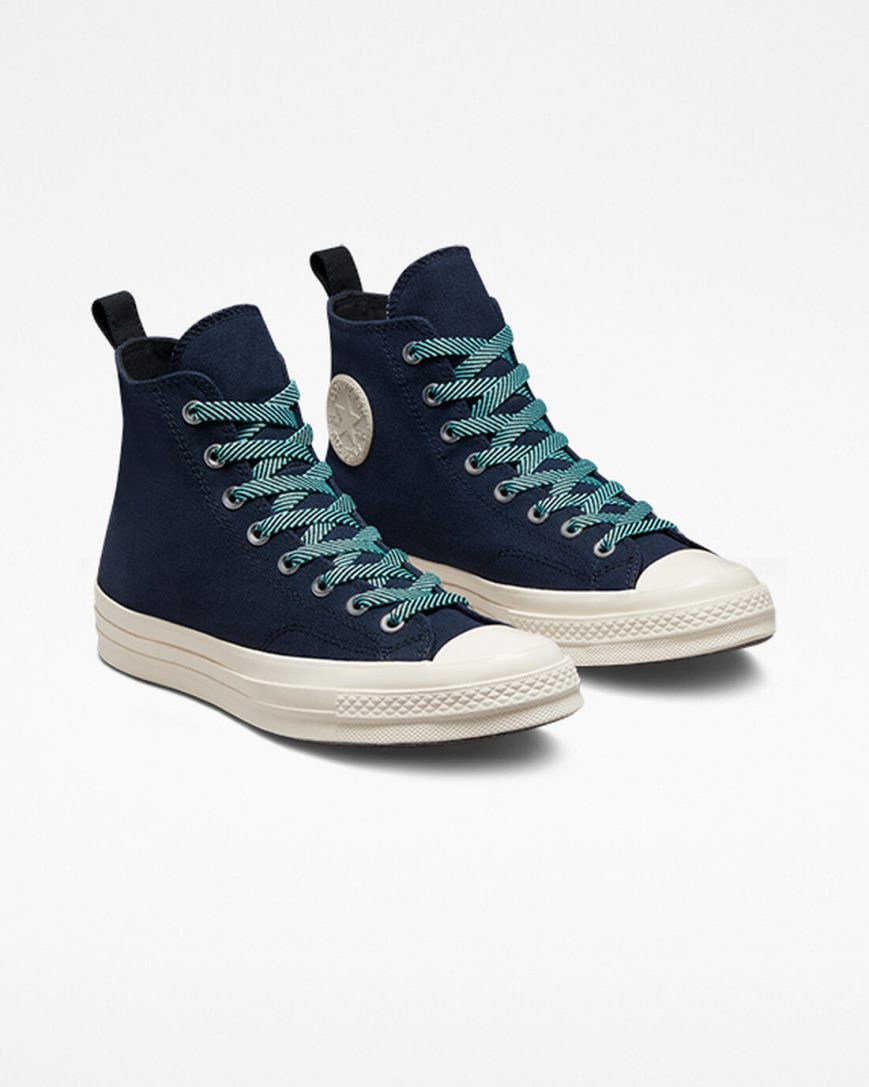 Tenisky Vysoke Converse Chuck 70 Counter Climate GORE-TEX Panske Obsidian Svetlo Tyrkysové | SK GXYPW5